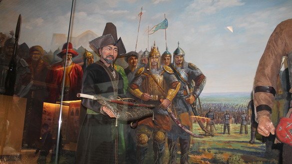 Выставки плакатов и театральные постановки, используемые для Дня столицы, будут демонстрироваться весь июль. [Айдар Ашимов]