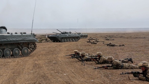 Россия возглавляет учения «Взаимодействие-2018» ОДКБ на полигоне «Эдельвейс» поблизости от озера Иссык-Куль, 9 октября. [ОДКБ]