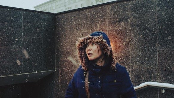 Самал Еслямова. Актриса сыграла главную роль в фильме «Айка» о кыргызской девушке, попавшей в тяжёлую ситуацию в Москве. [Фото из личного архива Самал Еслямовой]