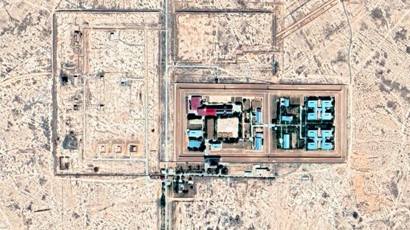 Тюрьма «Жаслык» на картах Google Maps.