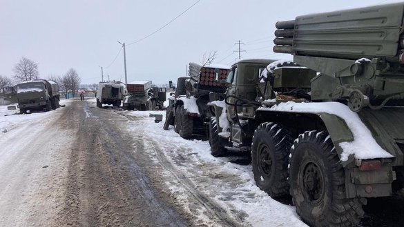 Брошенная российская военная техника. Киевская область, 1 марта. [Генштаб ВС Украины]