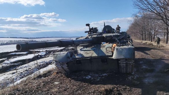 Брошенный российский военный автомобиль. Киевская область, 1 марта. [Генштаб ВС Украины]